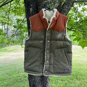 Mens Patagonia Reversible Bivy Down vest